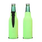 Blank Zip-Up Bottle - light green