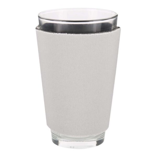 Foam Pint Glass Sleeve - White