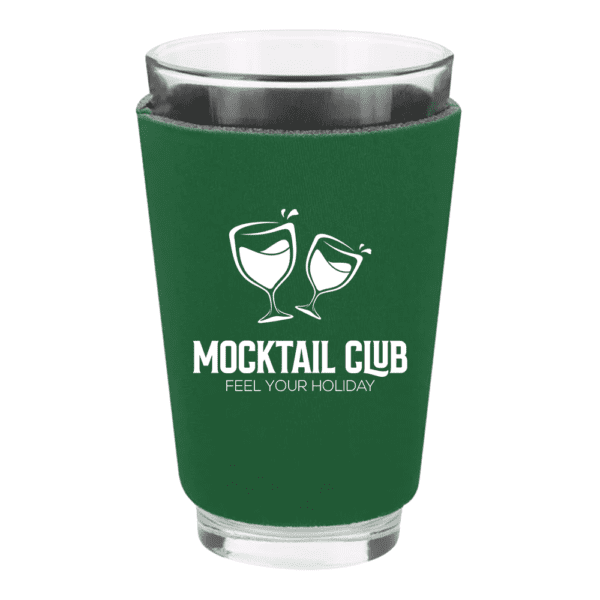 Foam Pint Glass Sleeve-green