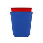 Foam Plastic Cup Cooler - Blue
