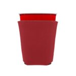 Foam Plastic Cup Cooler - Red