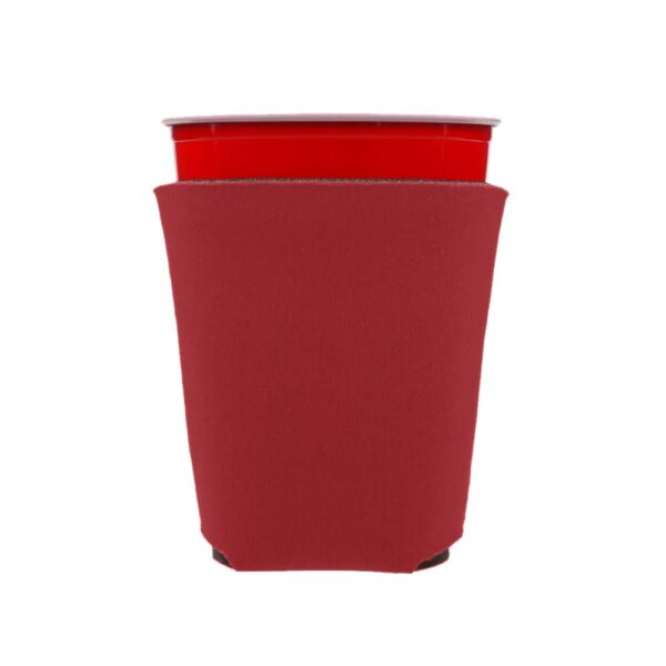 Foam Plastic Cup Cooler - Red