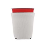 Foam Plastic Cup Cooler - White