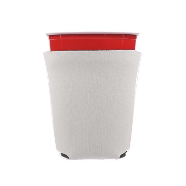 Foam Plastic Cup Cooler - White