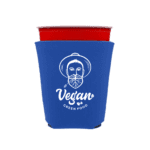 Foam Plastic Cup Cooler-blue