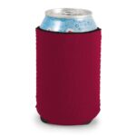 Neoprene Blank Can Cooler - Red Wine Red