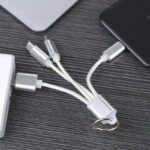 3 in 1 cable keychain