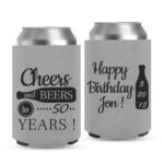 Birthday Koozie 2 - Gray