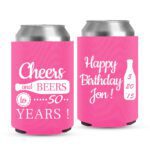 Birthday Koozie 2 - Pink