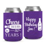 Birthday Koozie 2 - Purple