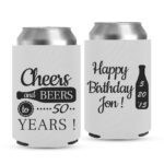 Birthday Koozie 2 - White