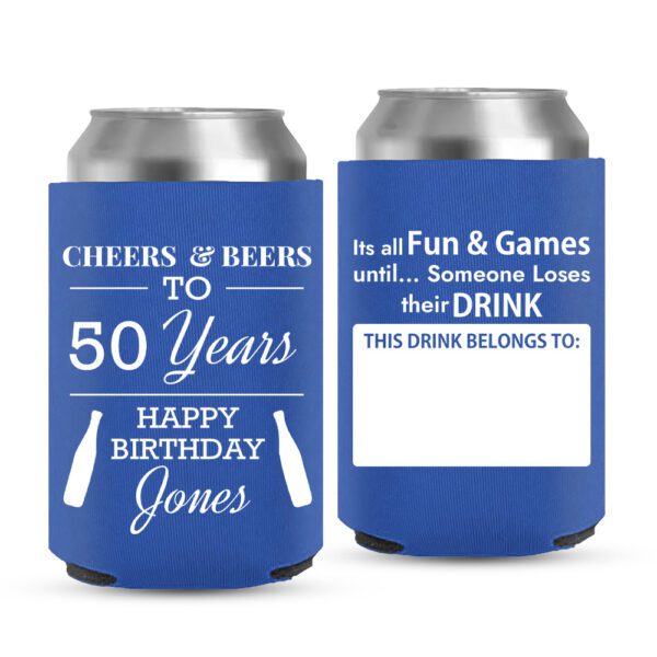 Birthday Koozies-5-blue