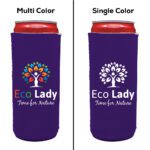 Case of Slim Koozie-Dark Purple