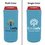 Case of Slim Koozie-Sky Blue