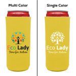 Case of Slim Koozie-Yellow