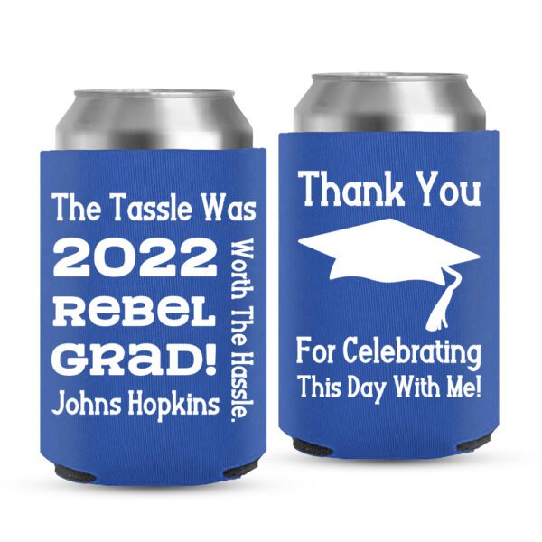 Graduation Koozies-01-blue