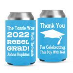 Graduation Koozies-01-cyan