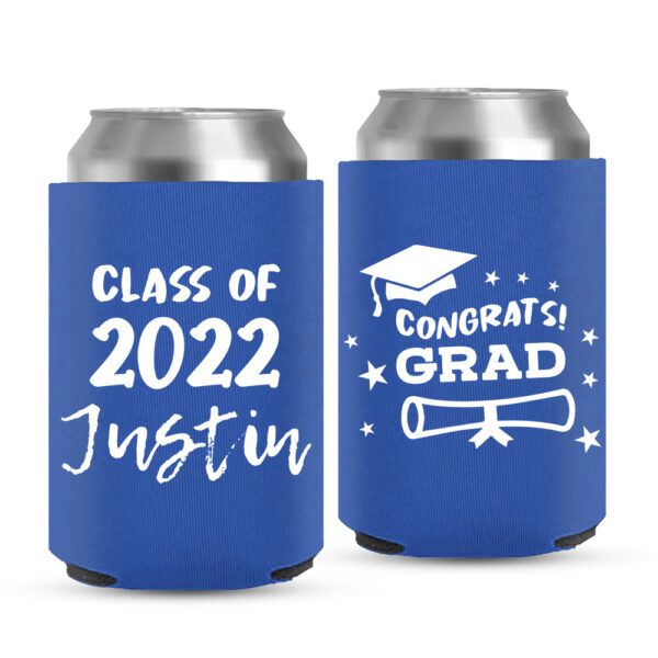 Graduation Koozies-03-blue