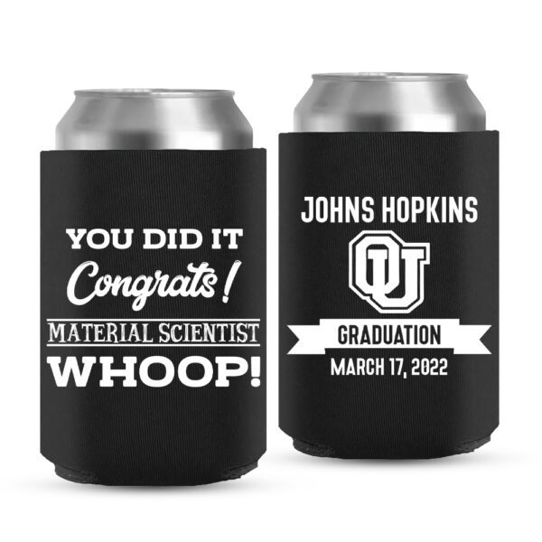 Graduation Koozies-05-black