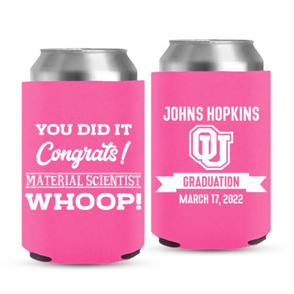 Graduation Koozies-05-pink