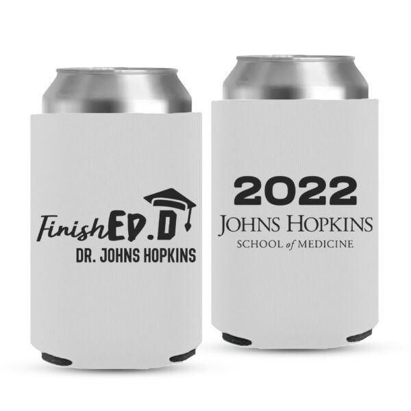 Graduation Koozies-06-White