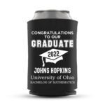 Graduation Koozies-09-black