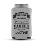 Graduation Koozies-12-grey