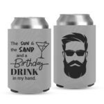 Birthday Koozies-12-grey