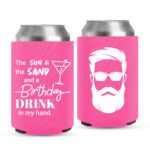 Birthday Koozies-12-pink