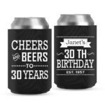 Birthday Koozies-2-black