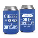 Birthday Koozies-2-blue
