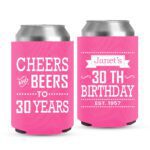 Birthday Koozies-2-pink