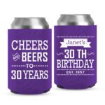 Birthday Koozies-2-purple