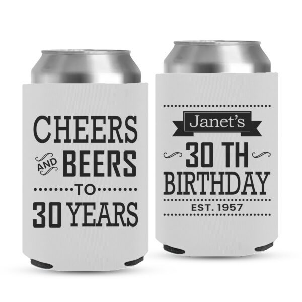 Birthday Koozies-2-white