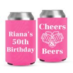 Birthday Koozies-6-pink