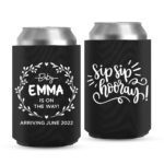 Baby Shower Koozies-12-black