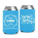 Baby Shower Koozies-12-cyan