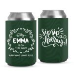 Baby Shower Koozies-12-green