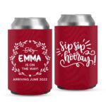 Baby Shower Koozies-12-red