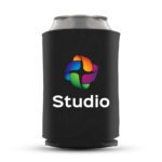 Custom koozies Foam -black