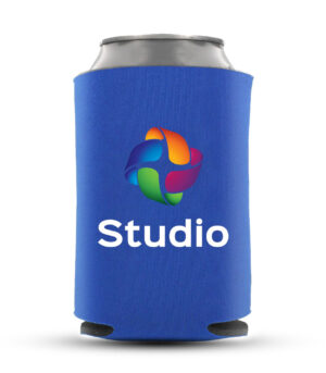 Custom koozies Foam -blue