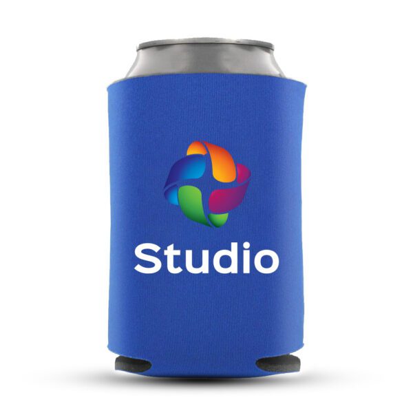 Custom koozies Foam -blue