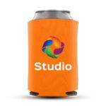 Custom koozies Foam -orange