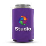 Custom koozies Foam -purple