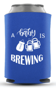 Gender reveal koozie idea