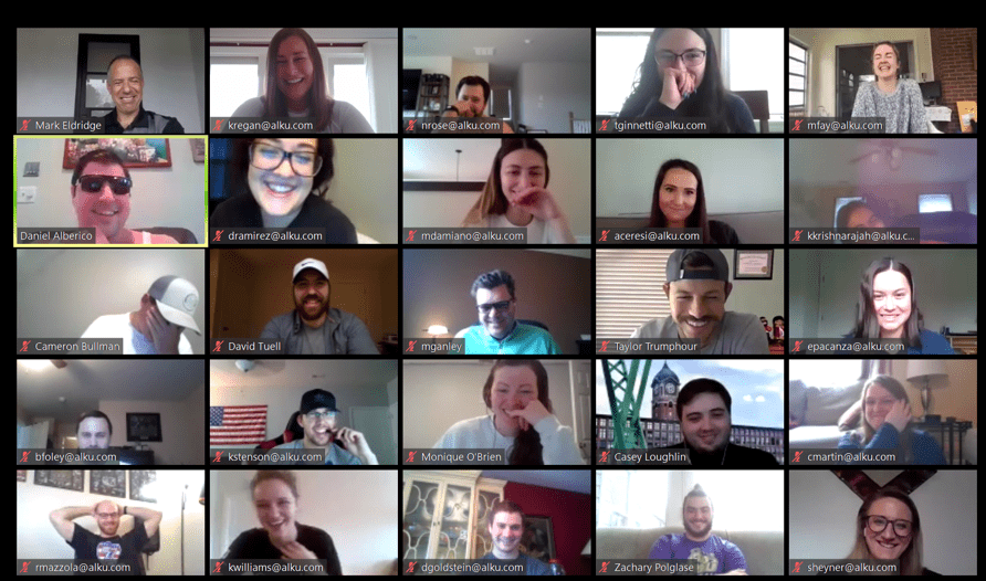 Virtual Team Activities for large group