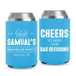 Bachelor Party Koozies-16-cyan