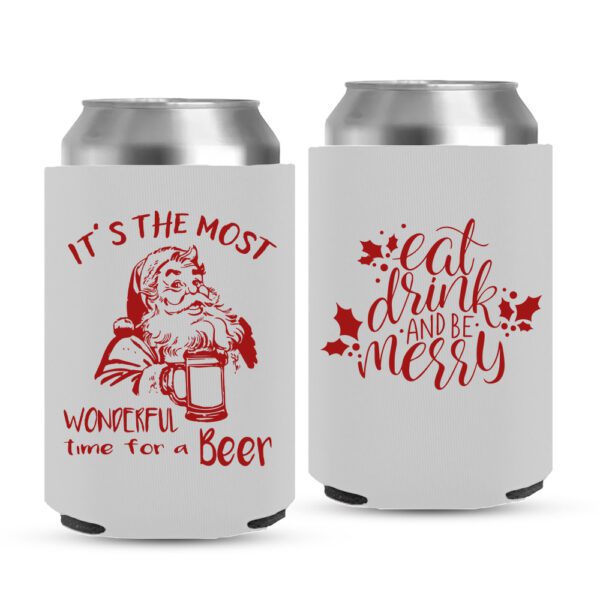 Christmas Koozies 01-white