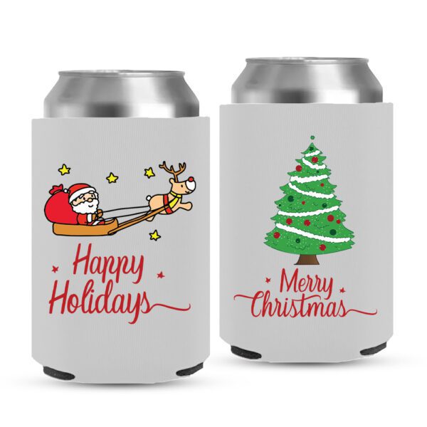 Christmas Koozies 05-white