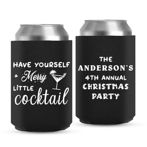 Christmas Koozies 06-black